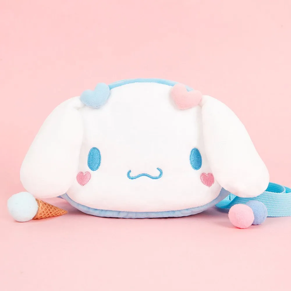 Sanrio Character Cutie Face Plush Crossbody Bag