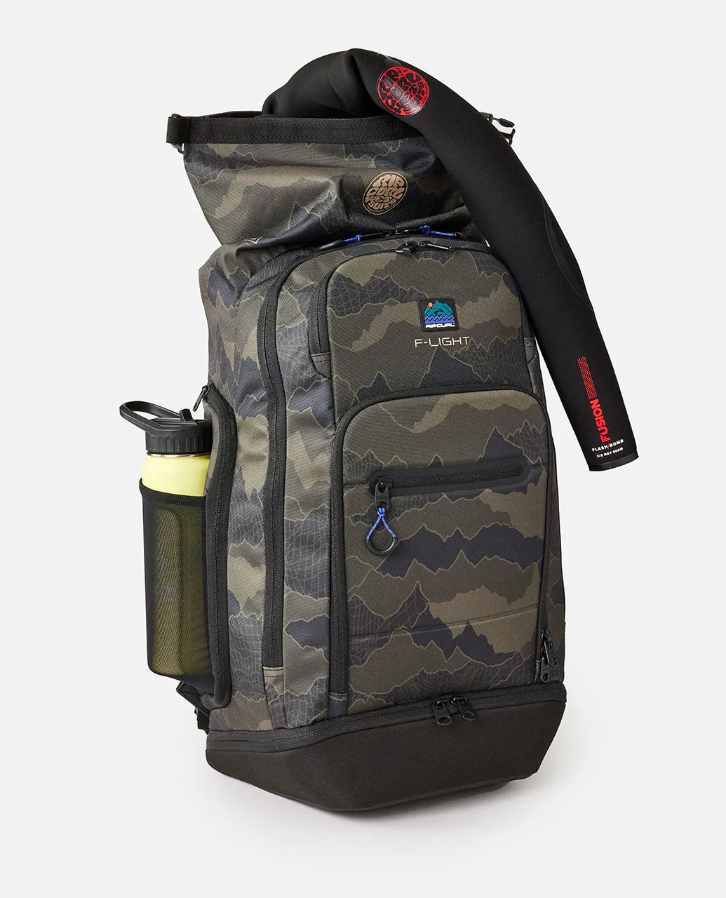 Search F-Light 45L Surf Backpack - Black/Olive
