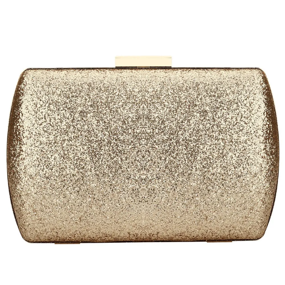 Silver Crystal Clutch