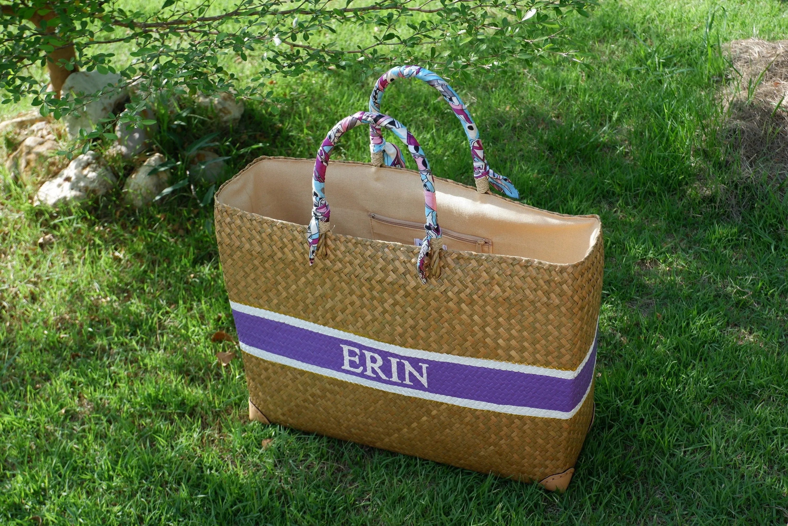 Straw beach bag, Large Beach Bag, Persnalized gifts, Wedding favor bags, Bridal party gifts, Personalized gift