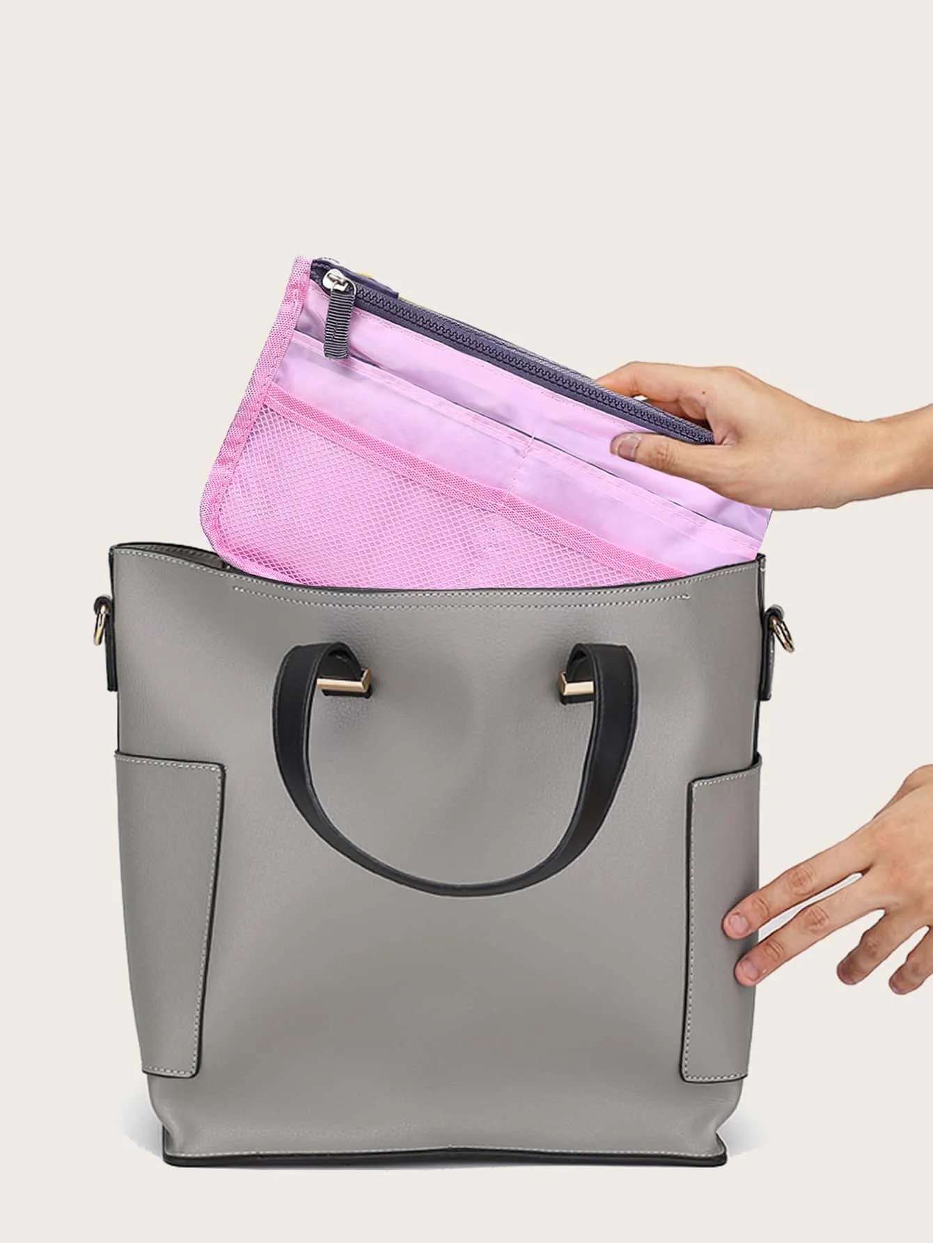 Two Tone Duffle Bag