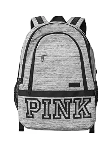 Victoria's Secret Pink Collegiate Backpack Color Marl Gray New