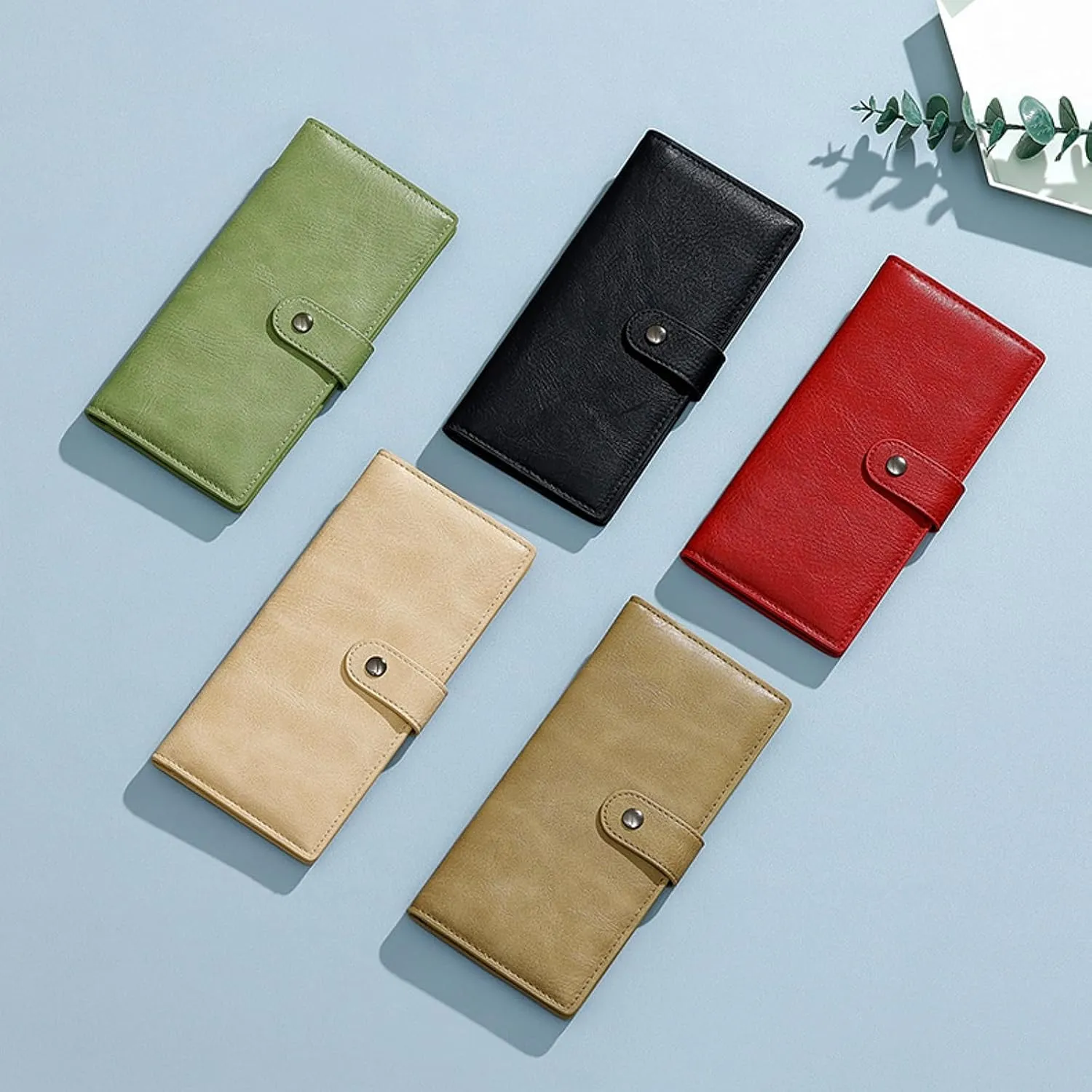 Wallets for Women Slim Thin Soft Leather RFID Blocking Credit Card Holder Bifold Long Ladies Wallet Clutch