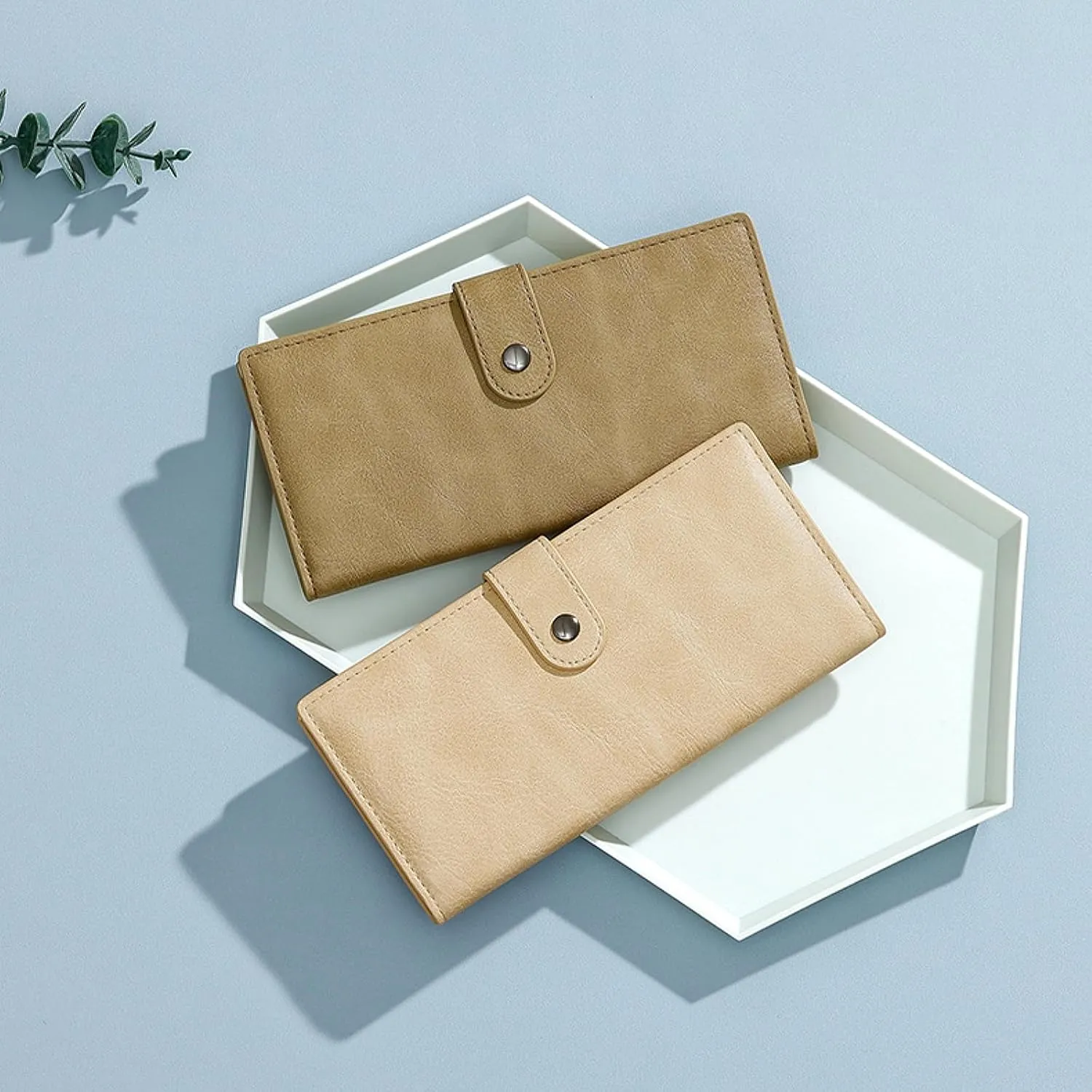 Wallets for Women Slim Thin Soft Leather RFID Blocking Credit Card Holder Bifold Long Ladies Wallet Clutch
