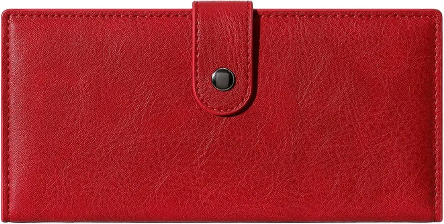 Wallets for Women Slim Thin Soft Leather RFID Blocking Credit Card Holder Bifold Long Ladies Wallet Clutch