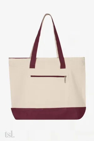 Zippered Tote*